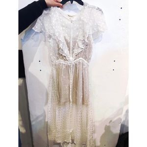 For Love and Lemon Long Lace Dress